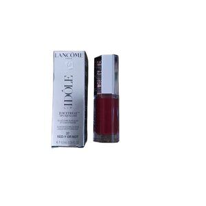 Lancome Idole Juicy Treat 3D Juicy Shine Oil In Gloss Red-Y Or Not .28oz New